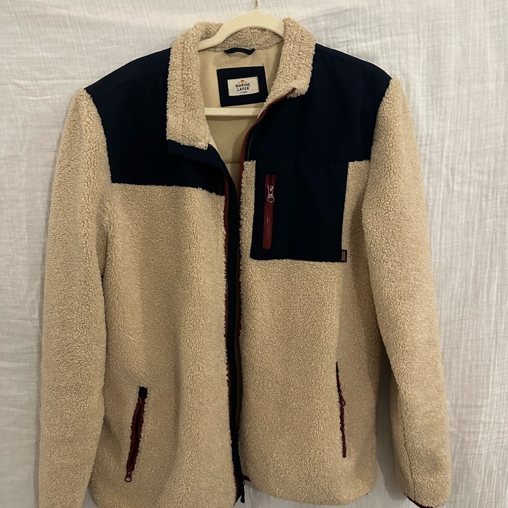 marine layer sherpa jacket - Picture 3 of 8